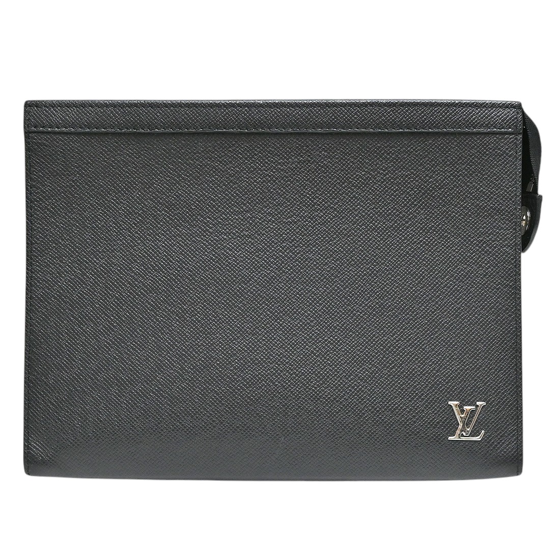 LOUISVUITTON【ルイヴィトン】M30450ポシェット・ヴァワヤージュクラッチバッグセカンドバッグタイガレザーブラック系シルバー金具メンズ【中古】【松戸】