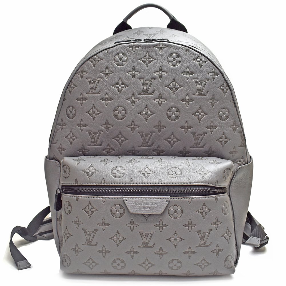LOUIS VUITTON【ルイヴィトン】大きな進歩うしろ側容器に並べるPM M46557 モノグラム カーフレザー 薄墨色 メンズ レディース【中古】