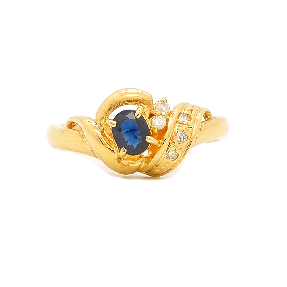 K18リング S0.32ct D0.04ct 重さ3.6g サイズ11号 レディース【中古】【松戸店】|かんてい局伯楽三軒茶屋店 松戸店