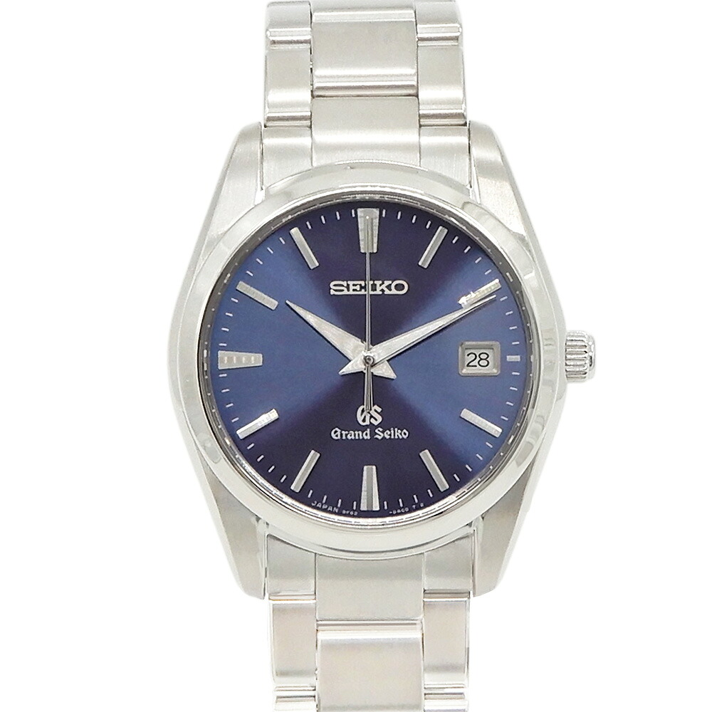 SEIKO【セイコー】グランドセイコー クオーツ SBGX065 9F62-0AB0 腕時計 ブルー文字盤 SS デイト メンズ 日本製【中古】【松戸店】｜かんてい局伯楽三軒茶屋店　松戸店