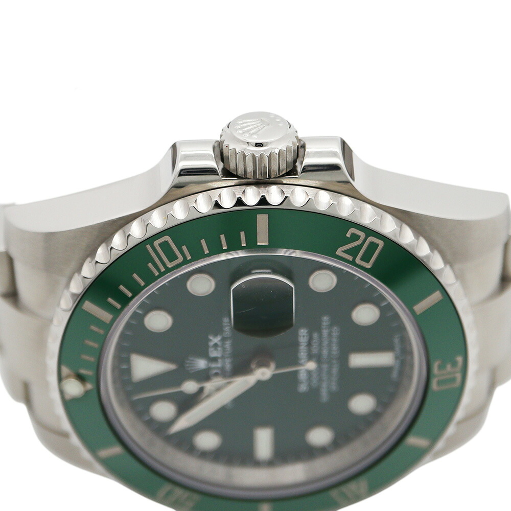 ROLEX【ロレックス】サブマリーナデイト116610LV自動巻きグリーン文字盤ハルクメンズ【中古】【松戸店】