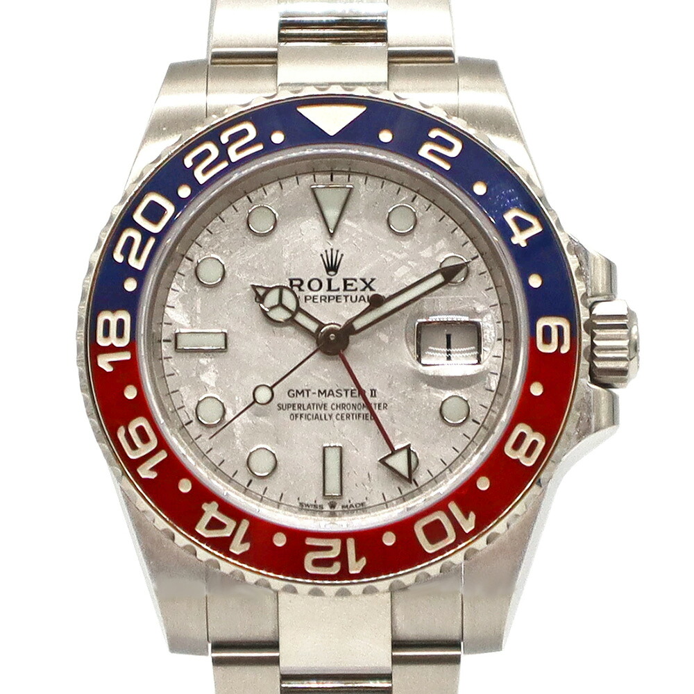 ROLEX【ロレックス】GMTマスター2126719BLRO自動巻きSSメテオライト文字盤メンズ腕時計【中古】【松戸店】