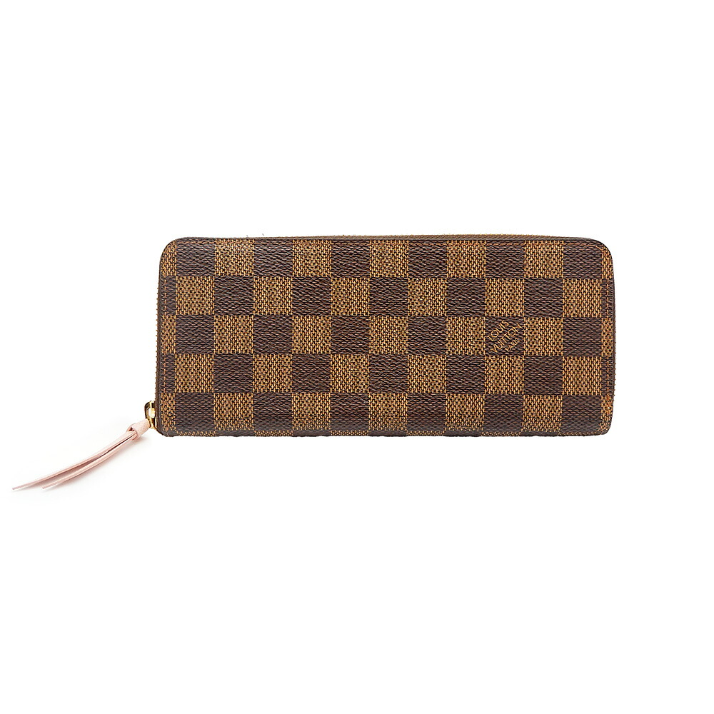 LOUISVUITTON【ルイヴィトン】ポルトフォイユクレマンスN61298ダミエブラウンピンク【中古】【松戸店】