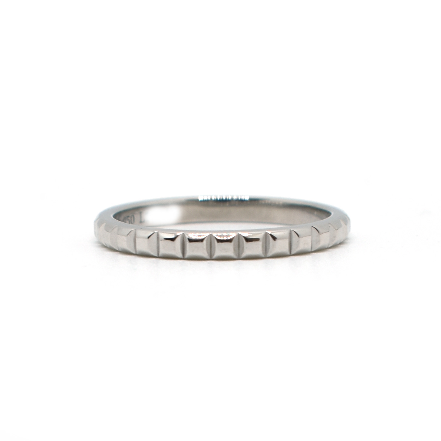 BOUCHERON【ブシュロン】クルドパリJAL01160リングスモール#51約10号約2.7g提携している工房にて磨き上げ済みレディース【中古】