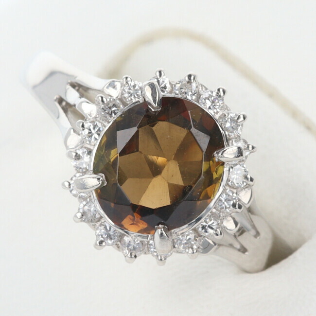 14k ゴールドリング　アンダリュサイト 14k ゴールドリング アンダリュサイト