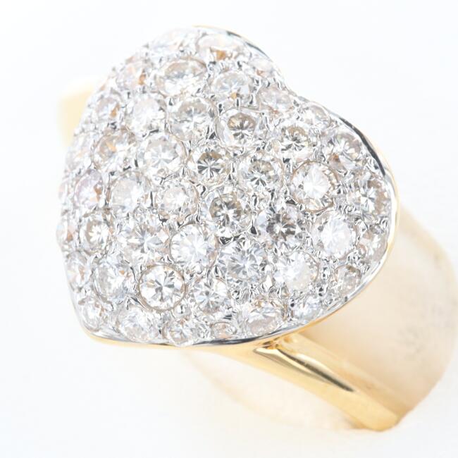 クリスマスツリー特価! Pt900 天然ダイヤモンドリング D1.01ct サイズ