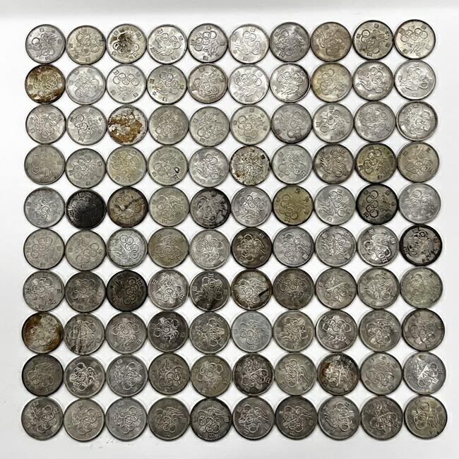 楽天市場】旧硬貨 記念硬貨 100円銀貨 100枚セット 【稲穂