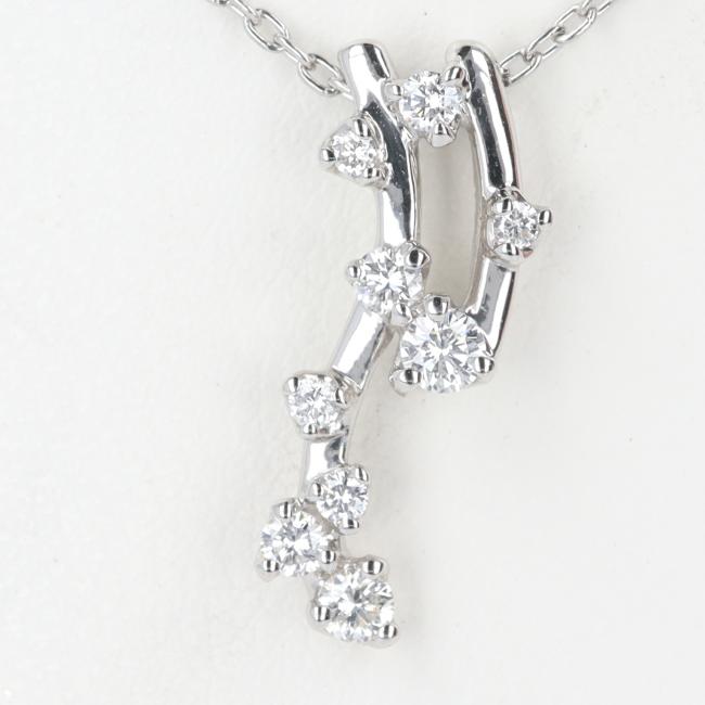 STAR JEWELRY プラチナ　ダイヤ STAR JEWELRY - スタージュエリー ダイヤ プラチナ ネックレス