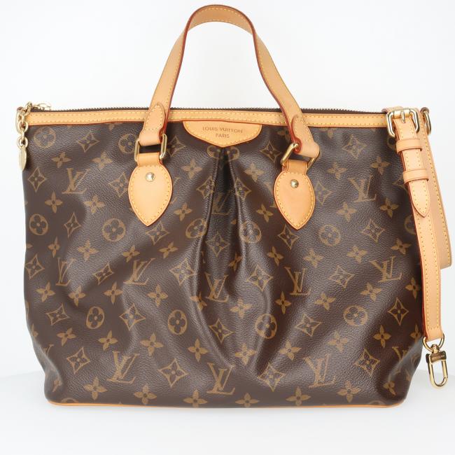 ルイヴィトン【Louis Vuitton】M40145 パレルモPM モノグラム PVC なめし革 赤銅色 レディース/亭主もち 赤銅色 ショルダーバッグ ブランド名 ハンドバック 差し上げ物 差し上げ物 差し上げ物 祝賀会【中古】h