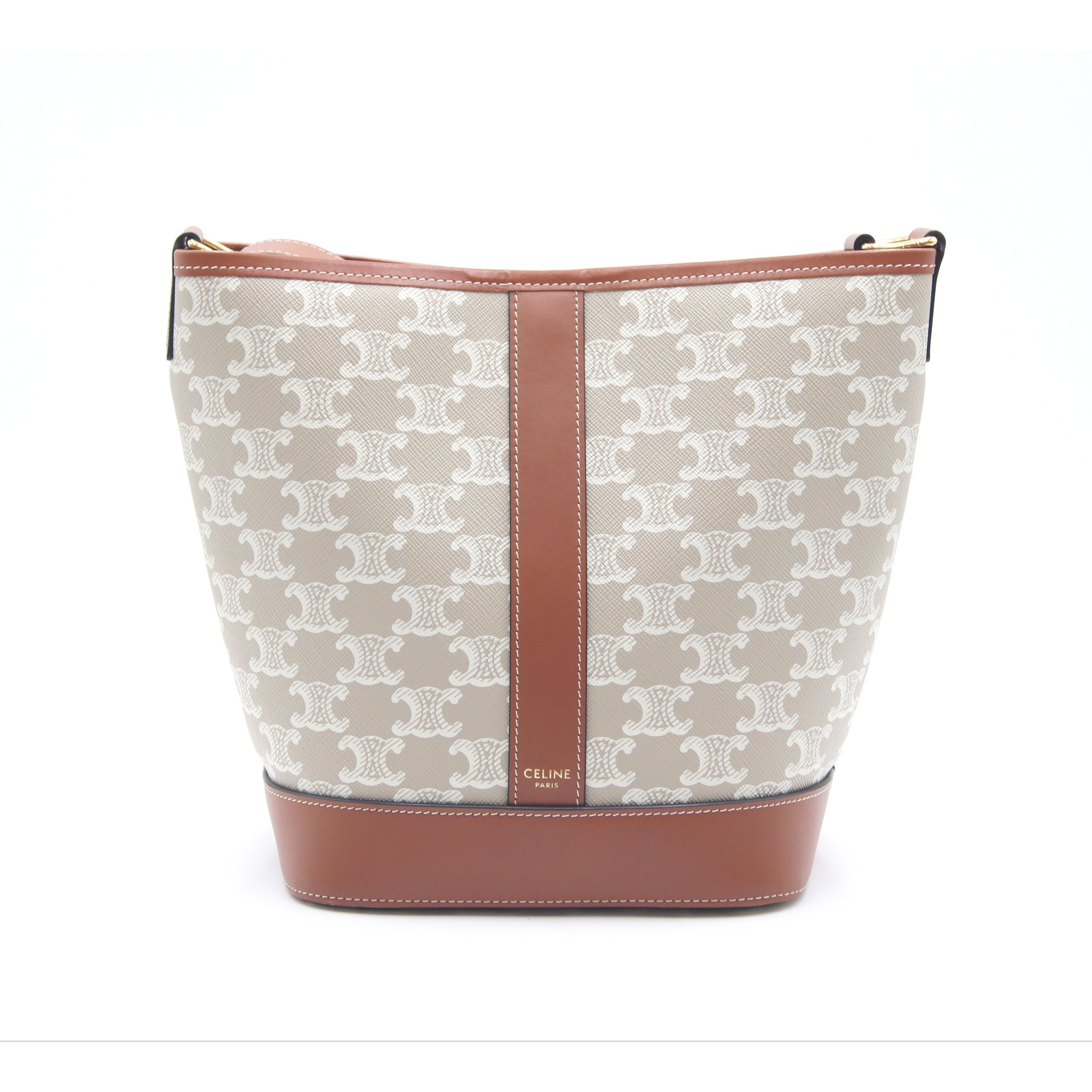 ショルダーバッグ・ポシェット Celine Small Bucket Bag 楽天市場】CELINE セリーヌ SMALL BUCKET IN TRIOMPHE CANVAS
