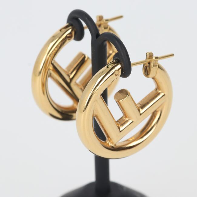 SALE ！ FENDI ピアス　ゴールド org.jpg
