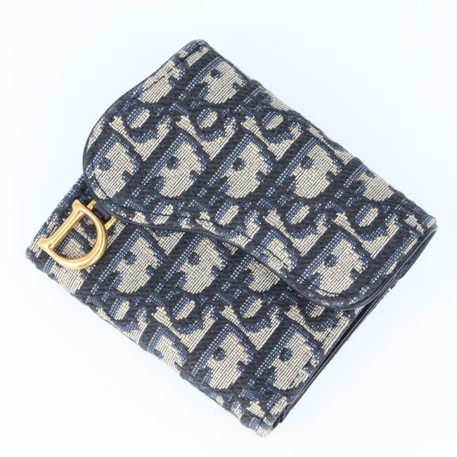 Dior　レディディオール　ロータスウォレット　カナージュ　ラムスキン　三つ折り DIOR | 【日本限定】Lady Dior Lotus ウォレット カナージュ