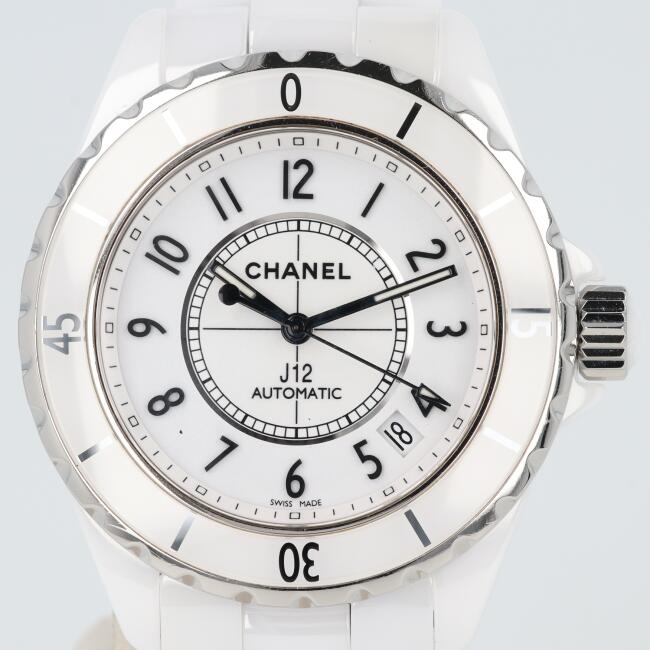 専用！！　CHANEL J12H ホワイトシェル腕時計　美品 楽天市場】CHANEL シャネル J12 ホワイト セラミック 白 シェル