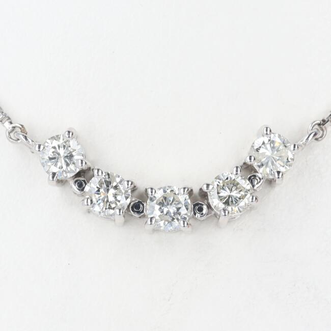 ジュエリーマキプラチナダイヤネックレス ジュエリーマキ♡ 1.0ct.♡ ダイヤモンド♡ プラチナ ネックレス