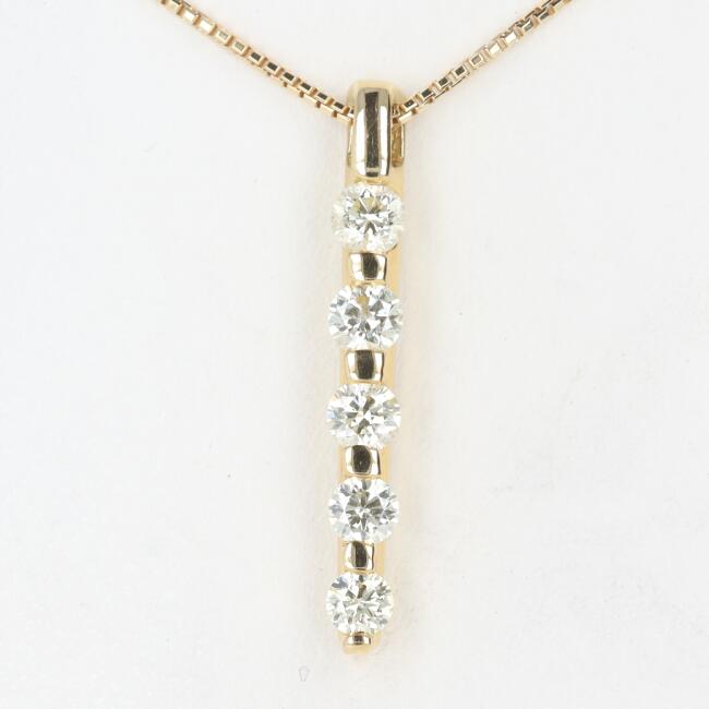 値下げ＊ hum kumo K18 ダイヤロングネックレス 70cm 値下げ＊ hum