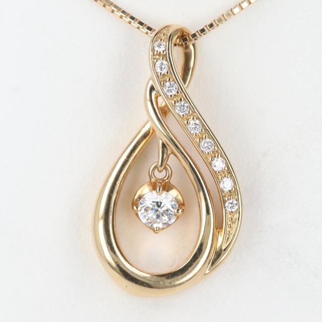 楽天市場】【humハム】 ku-N5m KUMO K18/ダイヤモンド0.10ct 一粒