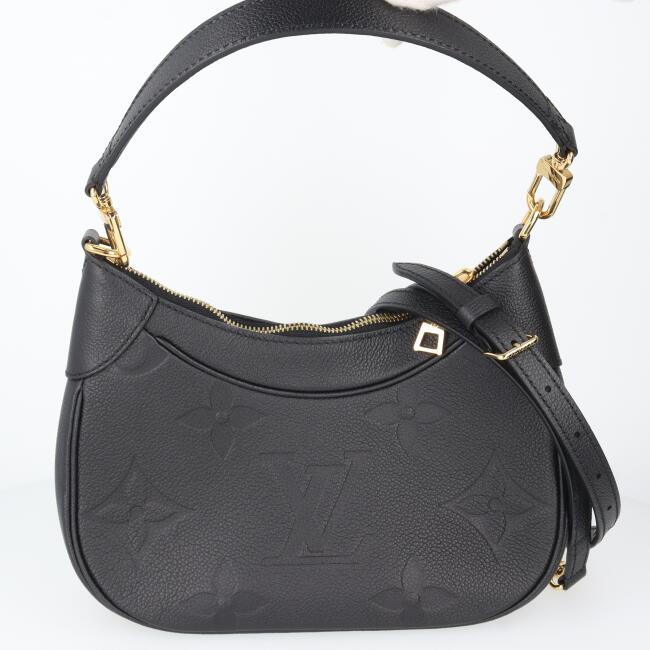 ルイヴィトン【LOUIS VUITTON】M46002 バガテル NM モノグラム･アンプラント レディース/女性 ハンドバッグ・ワンショルダーバッグ ブラック/黒 ゴールド金具 ギフト プレゼント 贈り物 お祝い【中古】h