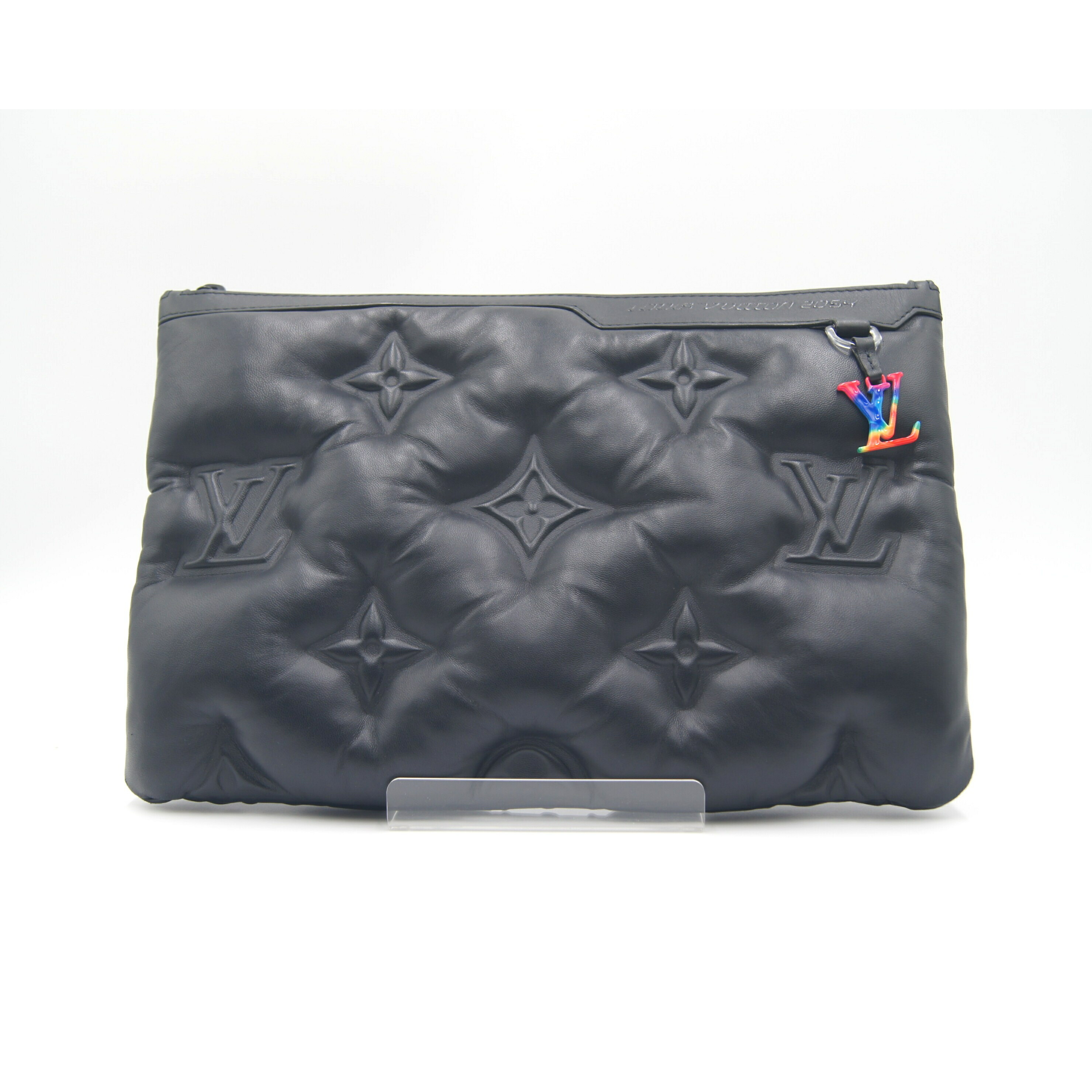 ルイヴィトン【Louis Vuitton】M68775 ポシェット・A4  クラッチペダル御徒面子 子ヒツジなめし革 ブランド名 黒いこと 虹霓 御洒落 御膳上等感 雅びやか  メンズ 差し上げ物 差し上げ物 【中古】t土浦 B25-4842