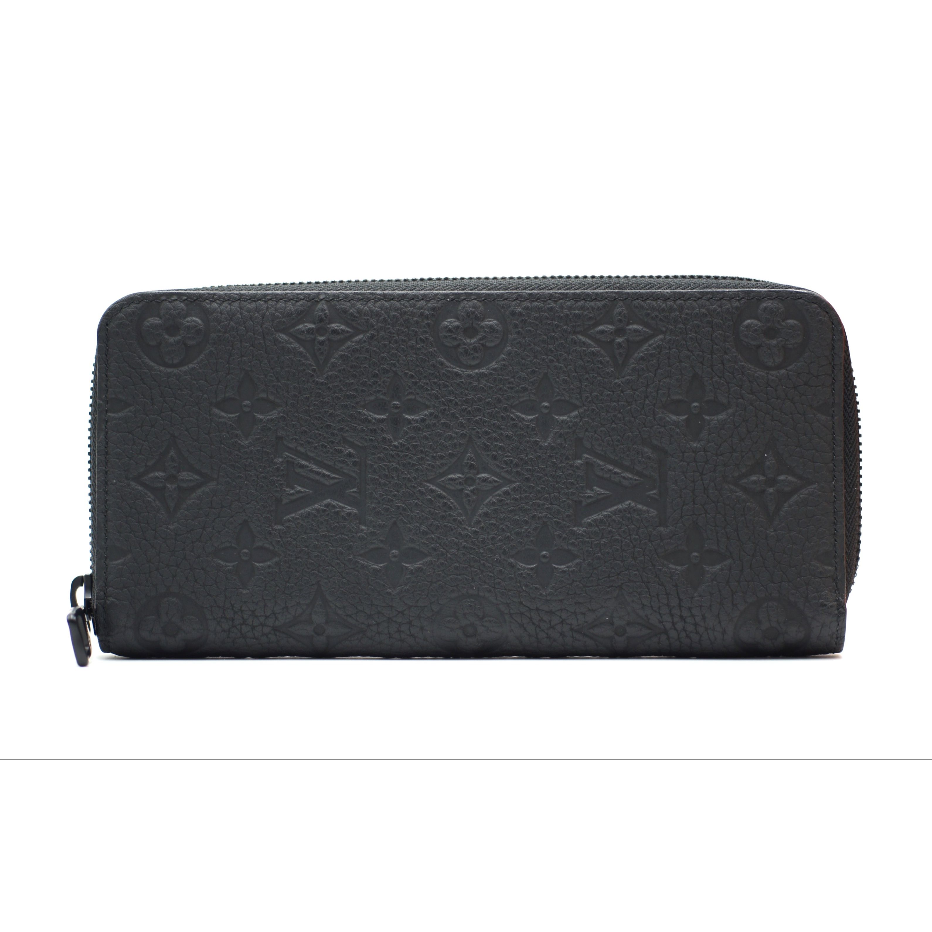 ルイヴィトン【Louis Vuitton】M69047 ヴェルティカルジッピーウォレット トリヨンレザー ブランド名 黒いこと 御洒落 御膳上等感 雅びやか  メンズ 差し上げ物 差し上げ物 【中古】t土浦 B25-4561 バッグ・小物・ブランド雑貨-財布・ケース