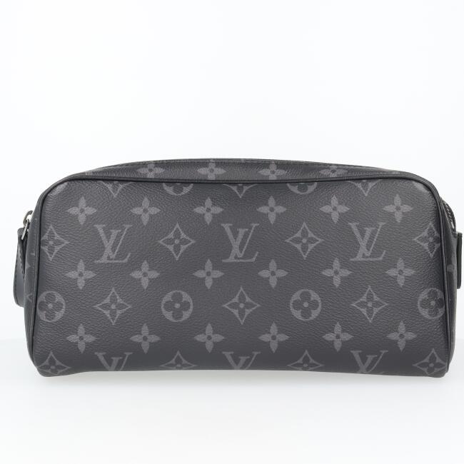 ルイヴィトン【Louis Vuitton】M46354 ドップ･キット モノグラム・エクリプス グレー ブランド メンズ/男性 ボディバッグ ギフト 贈り物 プレゼント【中古】h