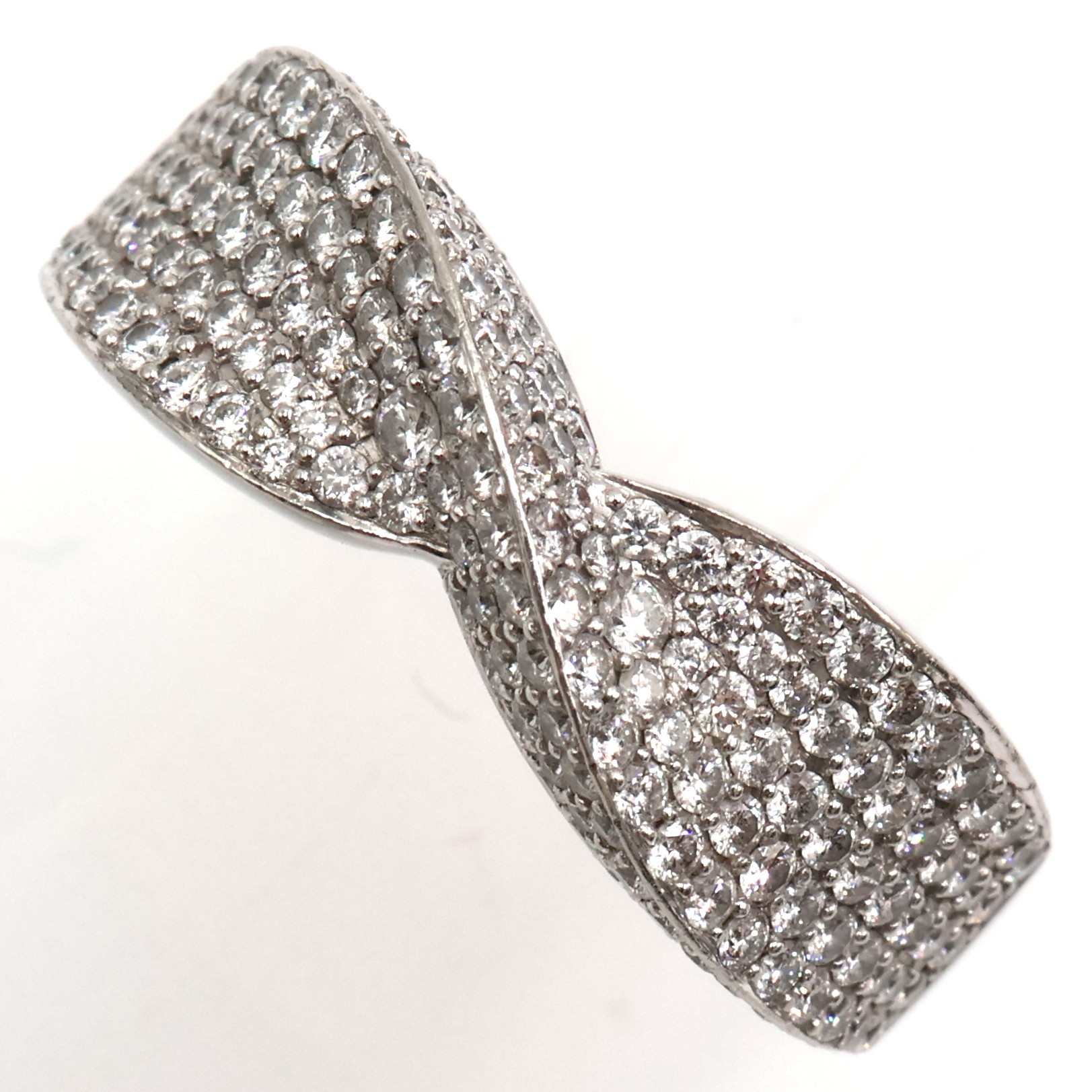 【ソーティング】Pt950 ダイヤモンド付リング D0.96ct 約8.9g/約15.5号 platinum/プラチナ レディース/女性 ギフト プレゼント ノーブランドジュエリー【中古】s 土浦 110,000円