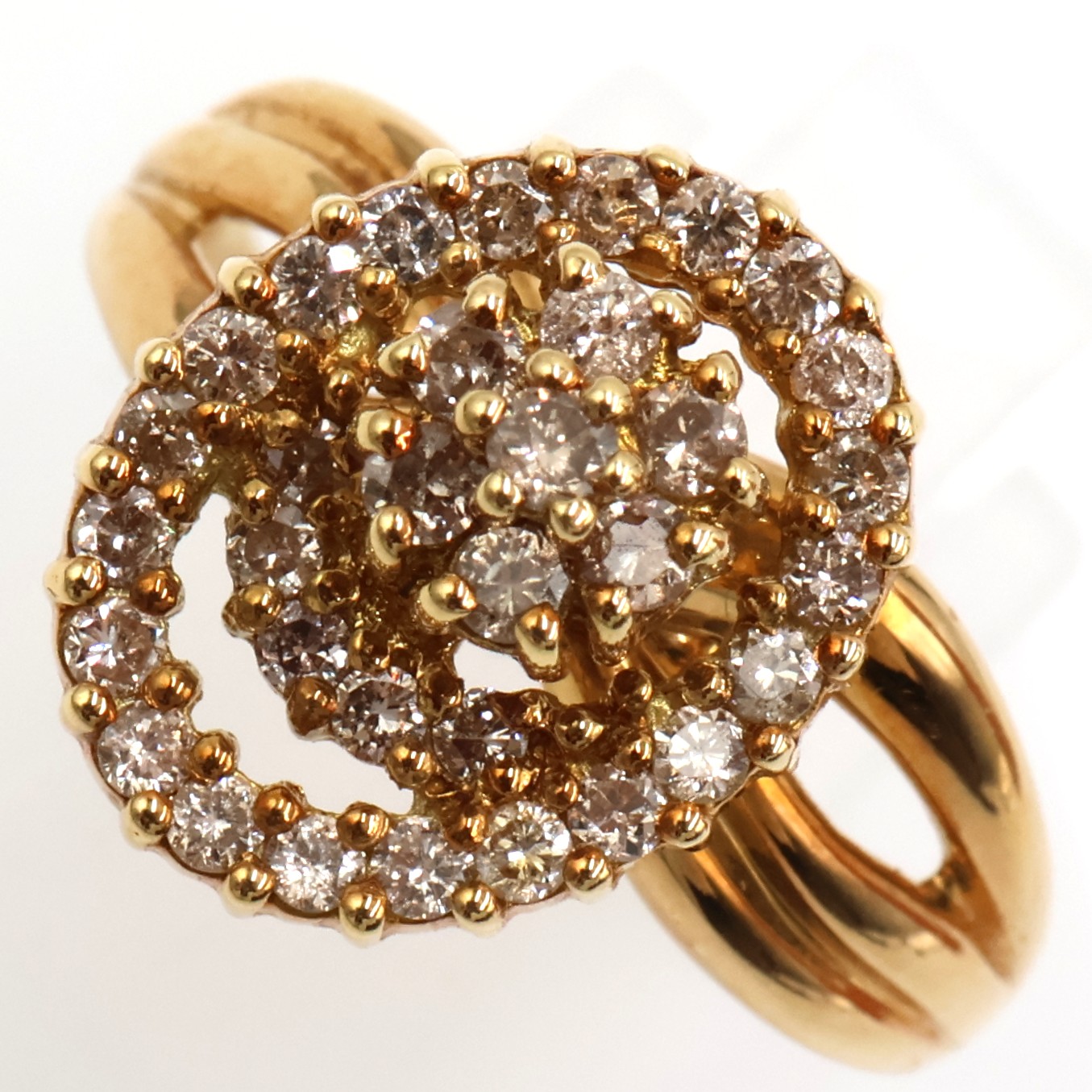 【ソーティング】K18 ダイヤモンド付リング D0.50ct 約4.4g/約12.5号 gold/ゴールド レディース/女性 ギフト プレゼント ノーブランドジュエリー【中古】s土浦|質屋かんてい局つくば 店