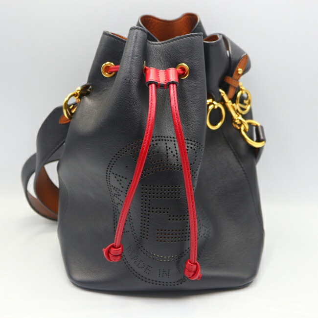 フェンディ【FENDI】8BT309 モントレゾール ショルダーバッグ 黒いこと/黒 2WAY 合切袋御徒面子 ハンドバック 差し上げ物 差し上げ物 レディース/亭主もち【中古】i