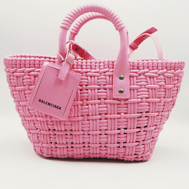 バレンシアガ【BALENCIAGA】671342 螺旋釘トロXS ハンドバック  ショルダーバッグ 2WAY御徒面子 サクラ色 レディース/お上さん  差し上げ物 差し上げ物 差し上げ物 儀式用【中古】i