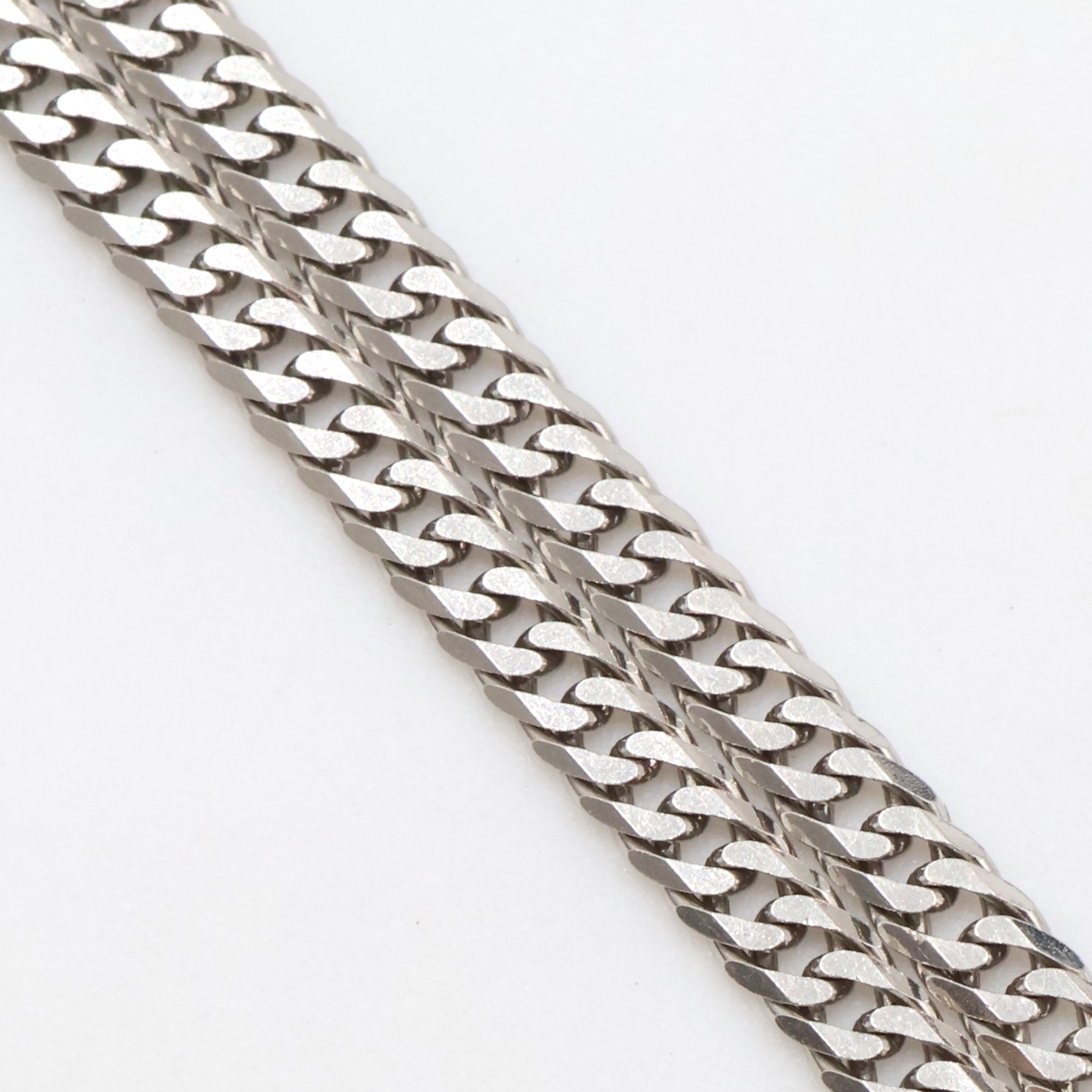 【中古】喜平 pt850 6面ダブル 喜平首飾り 10.1g/52糎 六面 6面W キヘイ レディース メンズ ユニ一発やる pt 850 貴金属 佩び物 宝飾品 差し上げ物 差し上げ物 差し上げ物 有形の所有物 プラチナ platinum necklace【中古】【B25-3218】s 土浦
