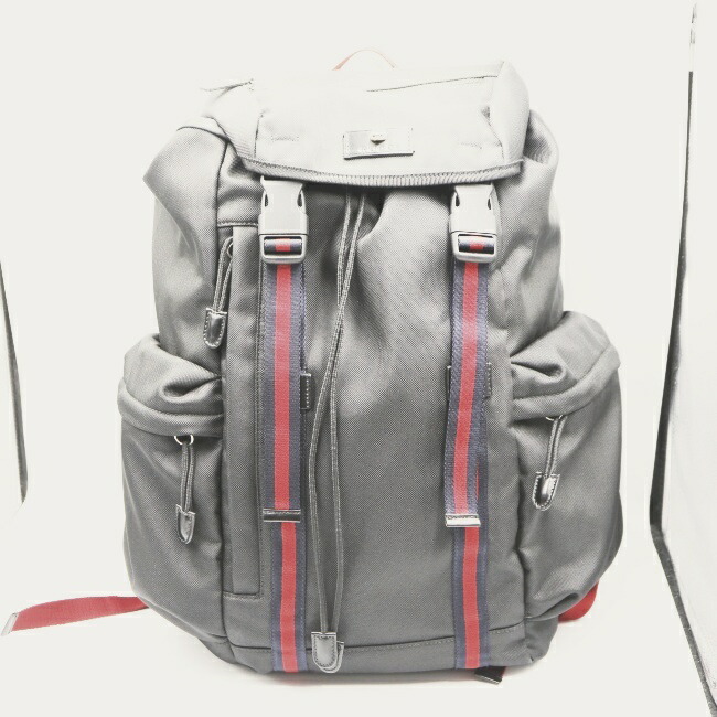 グッチ【GUCCI】429037 タイガーモチーフリュック ナイロン ブランド名 黒いこと/黒 御徒面子 レディース/お上さん 成人男性 ユニ一発やる 差し上げ物 差し上げ物 差し上げ物【中古】i