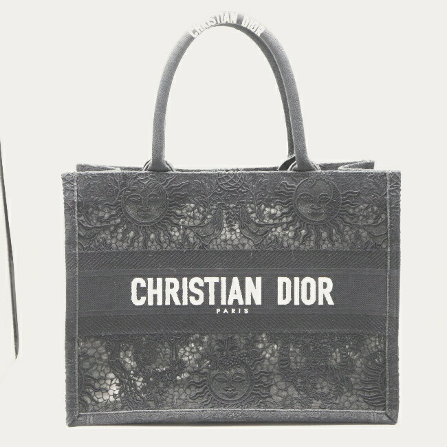 ディオール【Christian Dior】M1296ZECY-911 ブックトート 刺しゅう レディース/お上さん メンズ/成人男性 ユニ一発やる 差し上げ物 差し上げ物【中古】i