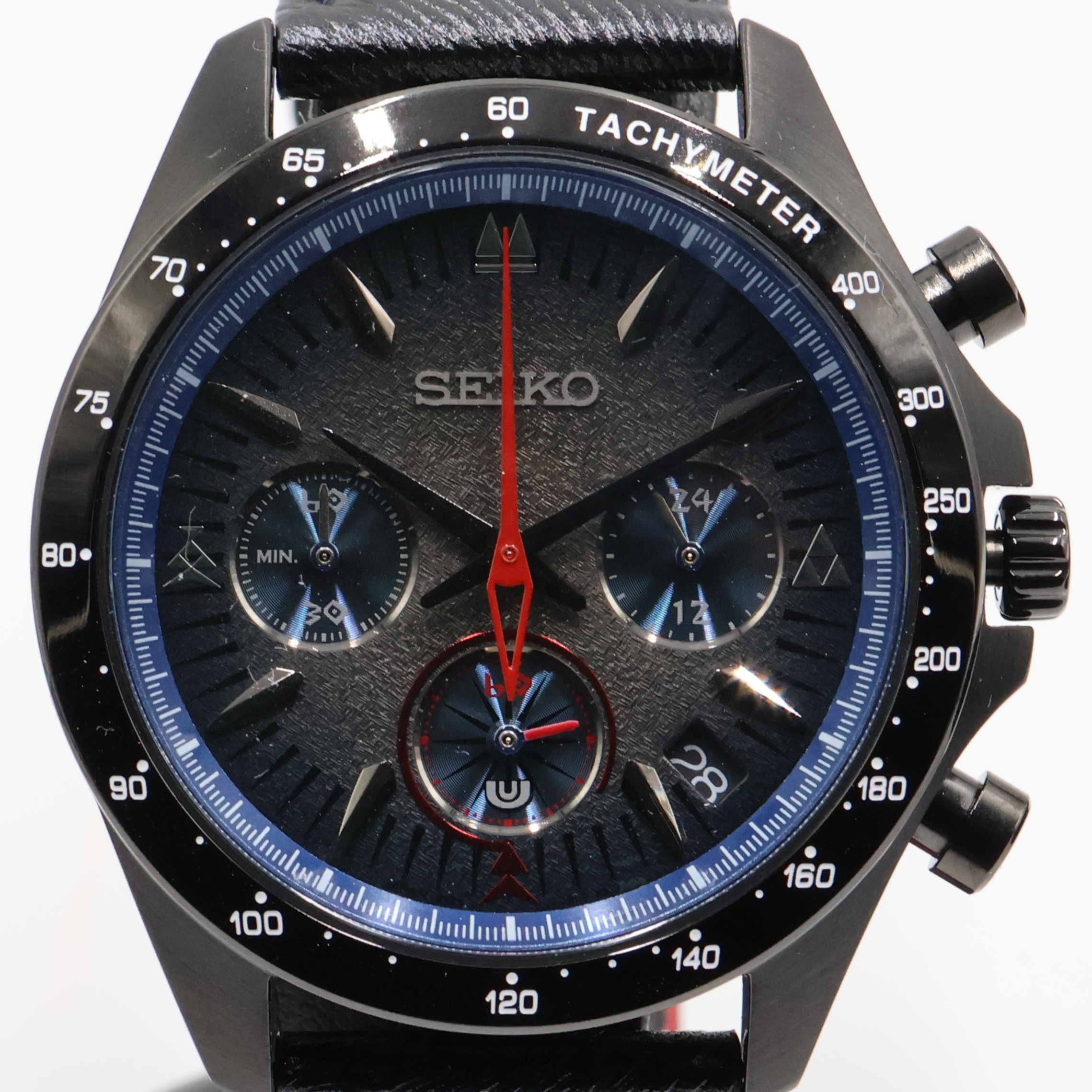 セイコー【SEIKO】8T63-03G0 異類異形山立ち20周年祝する 共同研究  ウオッチ メンズ/ 一般受け 黒文字盤 ブランド名 差し上げ物 差し上げ物 御祭り【中古】s 土浦