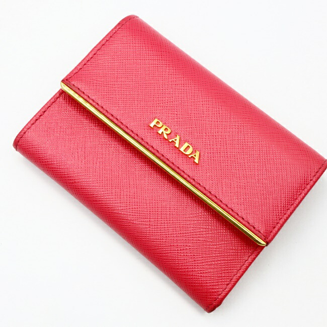 楽天市場】【財布】PRADA プラダ コンパクトウォレット 3つ折