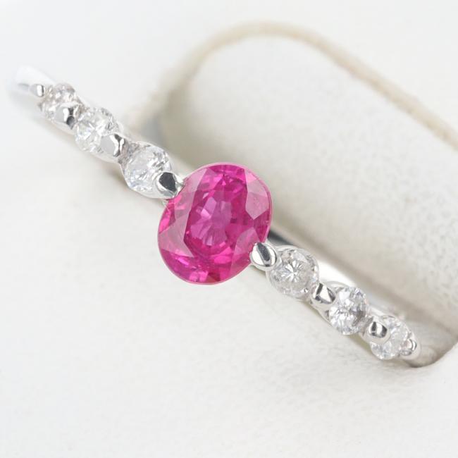 ゆっち様 1673 ルビーダイヤリングPT900プラチナ8.5号0.38ct 楽天市場】ルビー 0.54ct リング 8.5号 PT900 プラチナ 指輪