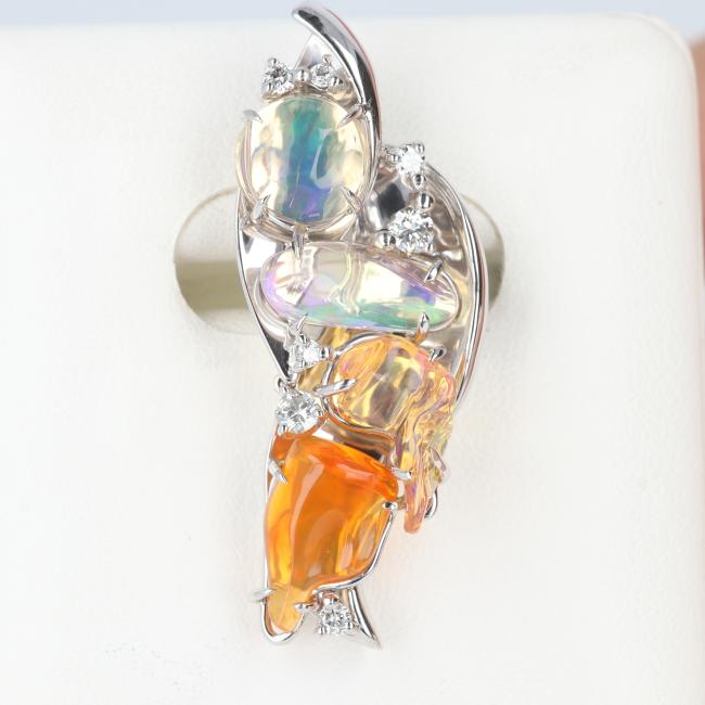 ボルダーオパール14k ペンダント トップ 楽天市場】ボルダーオパール ペンダントトップ 15.15ct