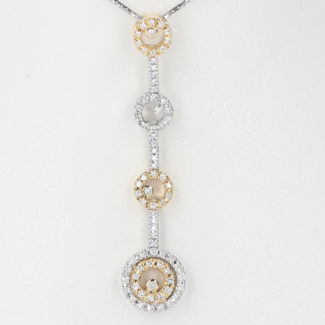 楽天市場】【humハム】 ku-N5m KUMO K18/ダイヤモンド0.10ct 一粒