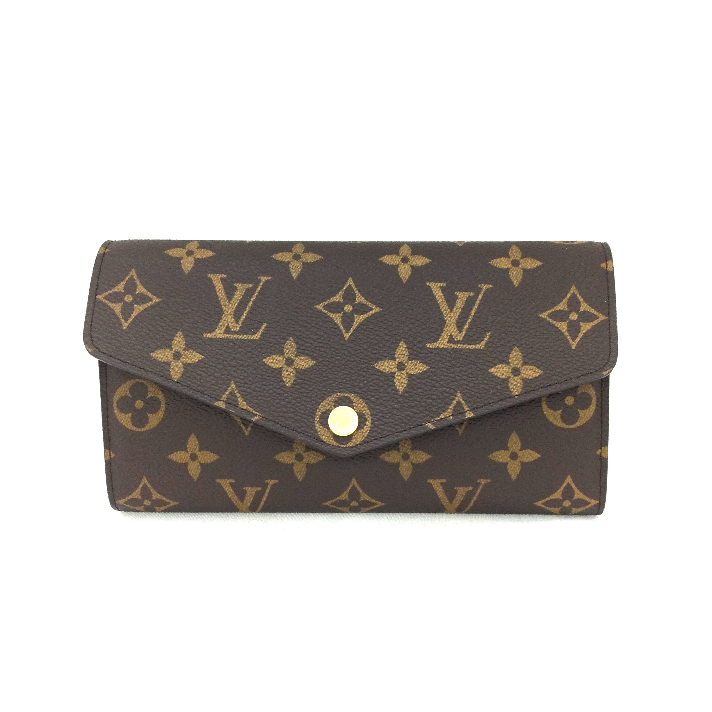 N【中古】【LOUIS VUITTON】ルイヴィトン ポルトフォイユ・サラ M60531 モノグラム ブラウン系 レディース財布 メンズ 普段使い ブランド財布 お財布 送料込 質屋かんてい局那須塩原店★3101671-50n