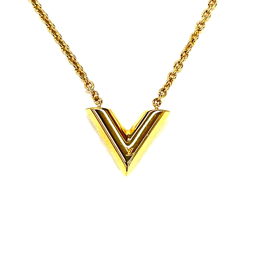 ルイヴィトン　ネックレス　エッセンシャル　ロゴ　ゴールド　V アクセサリー 楽天市場】【新品】 ルイヴィトン ネックレス エセンシャル V