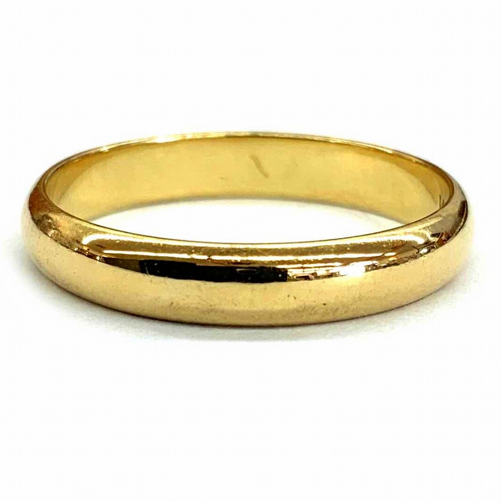 楽天市場】o【K18】甲丸リング 総重量約4.7g 約11号 18金 K18
