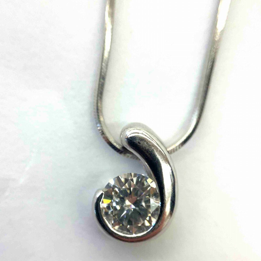 o 【チェーンPt850/トップPt900】ダイヤネックレス Pt850 トップ Pt900 D0.546ct レディース 女性 ダイヤ アクセサリー 総重量約5.6g 約41cm ジュエリー ダイヤモンド お洒落 気品 ファッション 《かんてい局小山店》31032099318-81o-a|かんてい局栃木 店