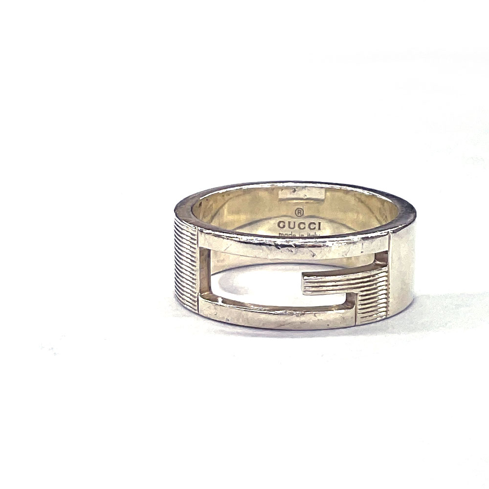 楽天市場】【ジュエリー】GUCCI グッチ ブランデッド Gリング