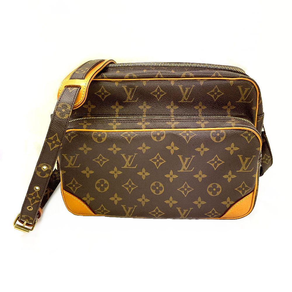 N【中古】【LOUIS VUITTON】ルイ ヴィトン ナイル M45244 AR0072 モノグラム 赤銅色系 ショルダーバッグ メンズ御徒面子 レディース御徒面子 ブランド名御徒面子 鞄 一六銀行かんてい局那須塩原店★R2501404