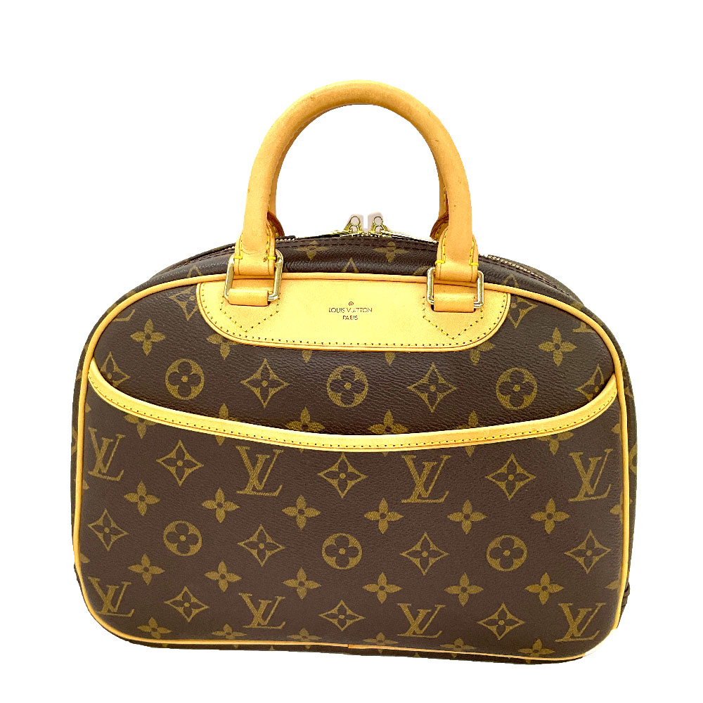 N【中古】【LOUIS VUITTON】ルイヴィトン　トゥルーヴィル　M42228　MI1004　モノグラム　ブラウン系　ボーリングバッグ　レディースバッグ　トートバッグ　カジュアルバッグ　トートバッグ　質屋かんてい局那須塩原店★R2502891｜かんてい局栃木 店