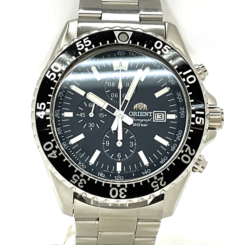 楽天市場】ORIENT オリエント クロノグラフ デイト TT10-C0-B