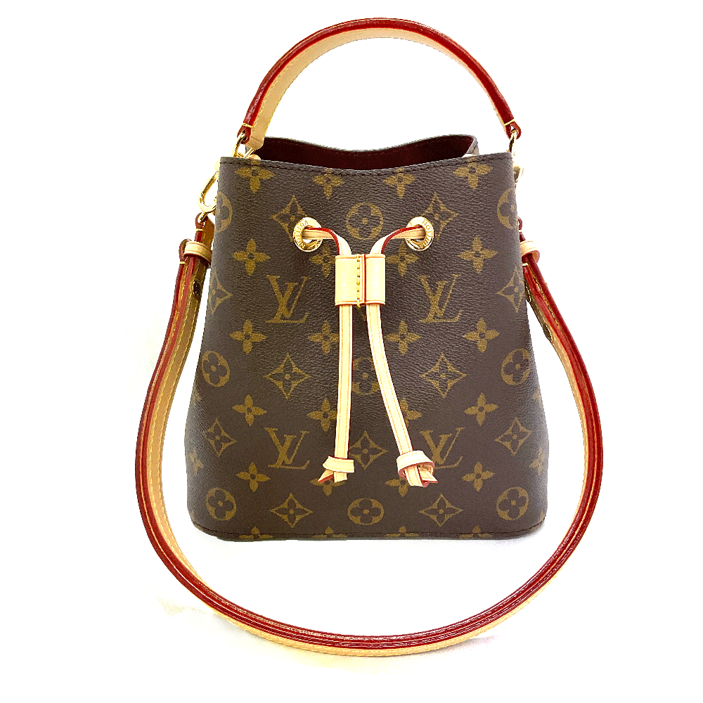 Louis Vuitton モノグラムルイヴィトン ミニバッグ チャーム　ノエ ルイ・ヴィトンのミニバッグ「ノエ パース・LV チャーム」ドロー