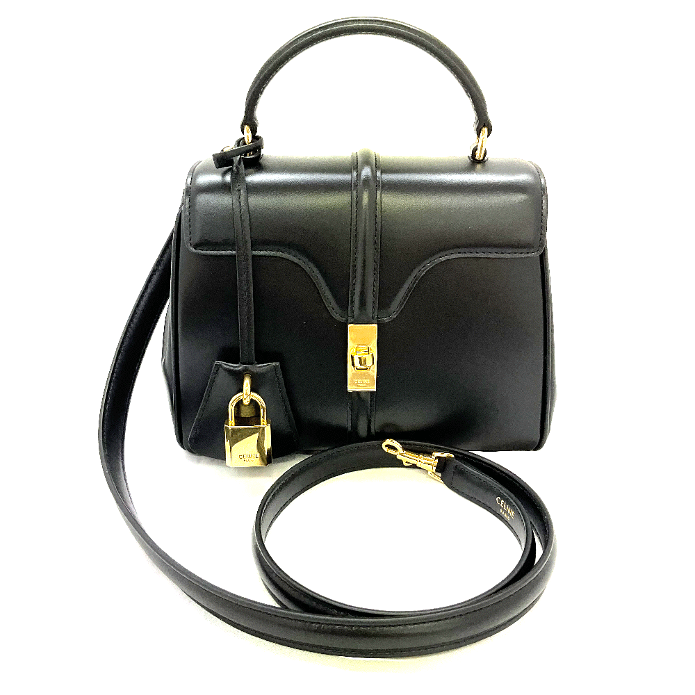 CELINE セリーヌ16 トップハンドルバッグ スモール 入手困難【CELINE】16 セーズ スモール カーフスキン バッグ