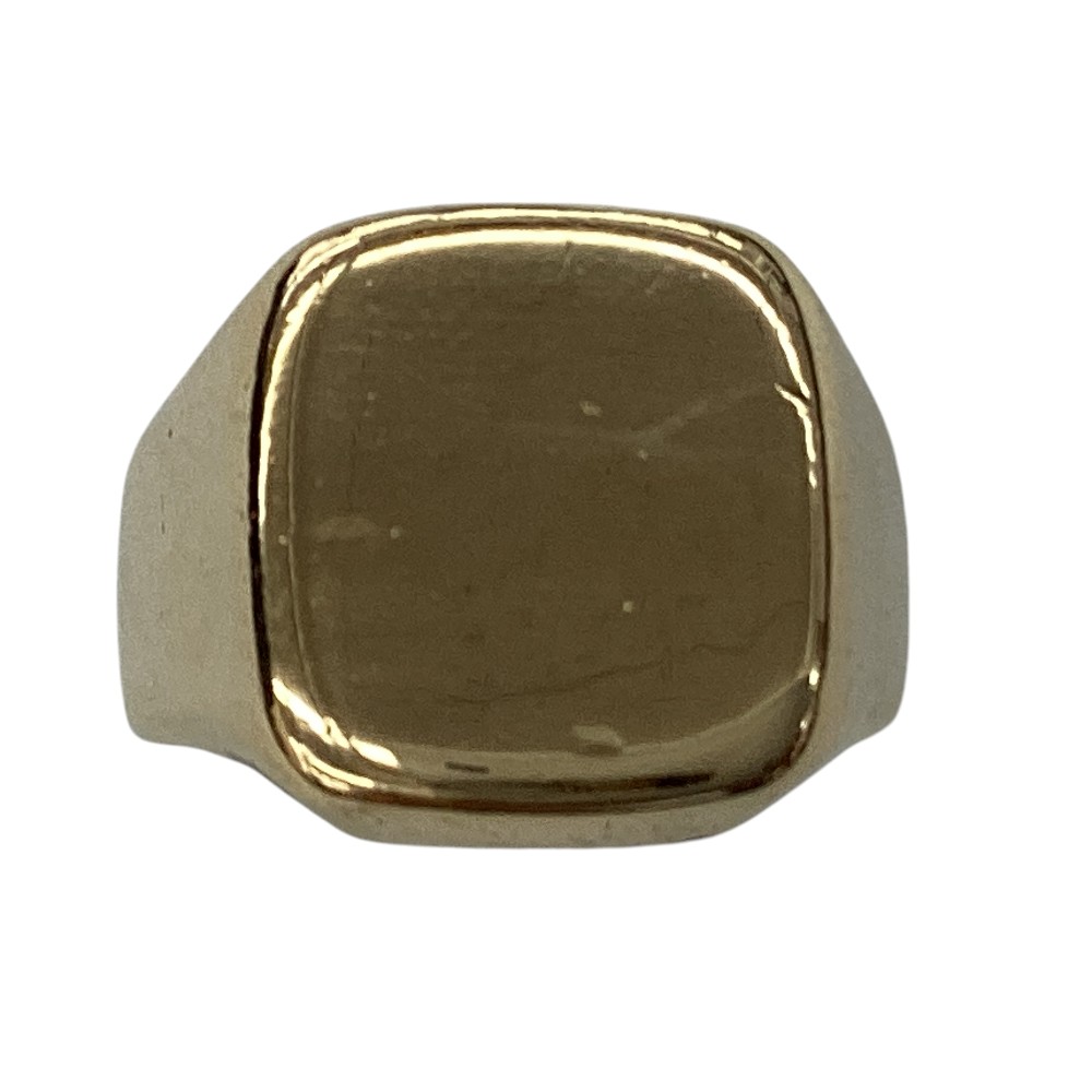 K 印台リング K18 750 金 約18.6g 送料込 約14号 アクセサリー メンズ 男性 女性 レディース ファッションリング ノンブランド お買い得 特別価格 ラグジュアリー 中古 質屋かんてい局 鹿沼店 P2502739k|かんてい局栃木 店
