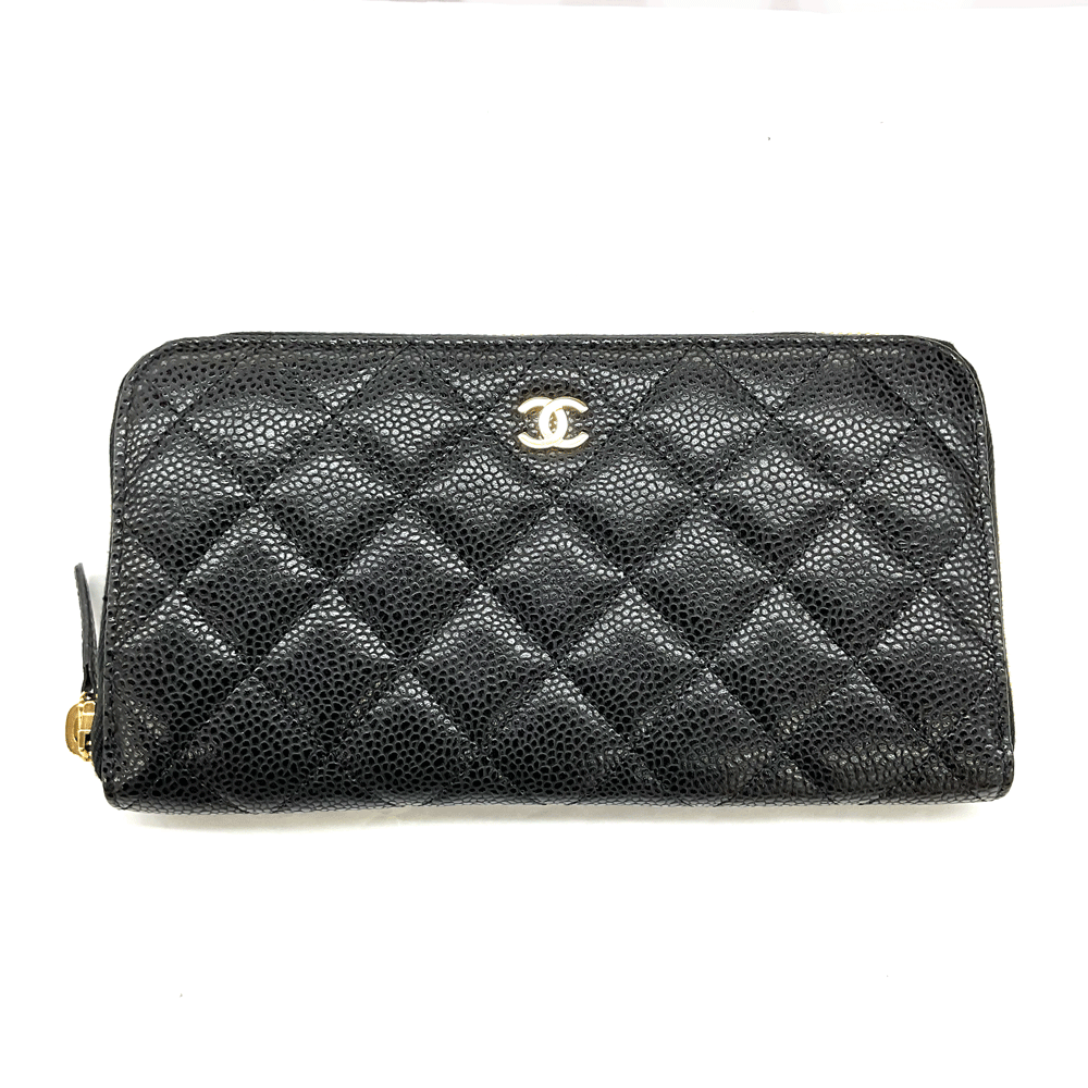 楽天市場】【新品】シャネル CHANEL 長財布 ラウンドファスナー