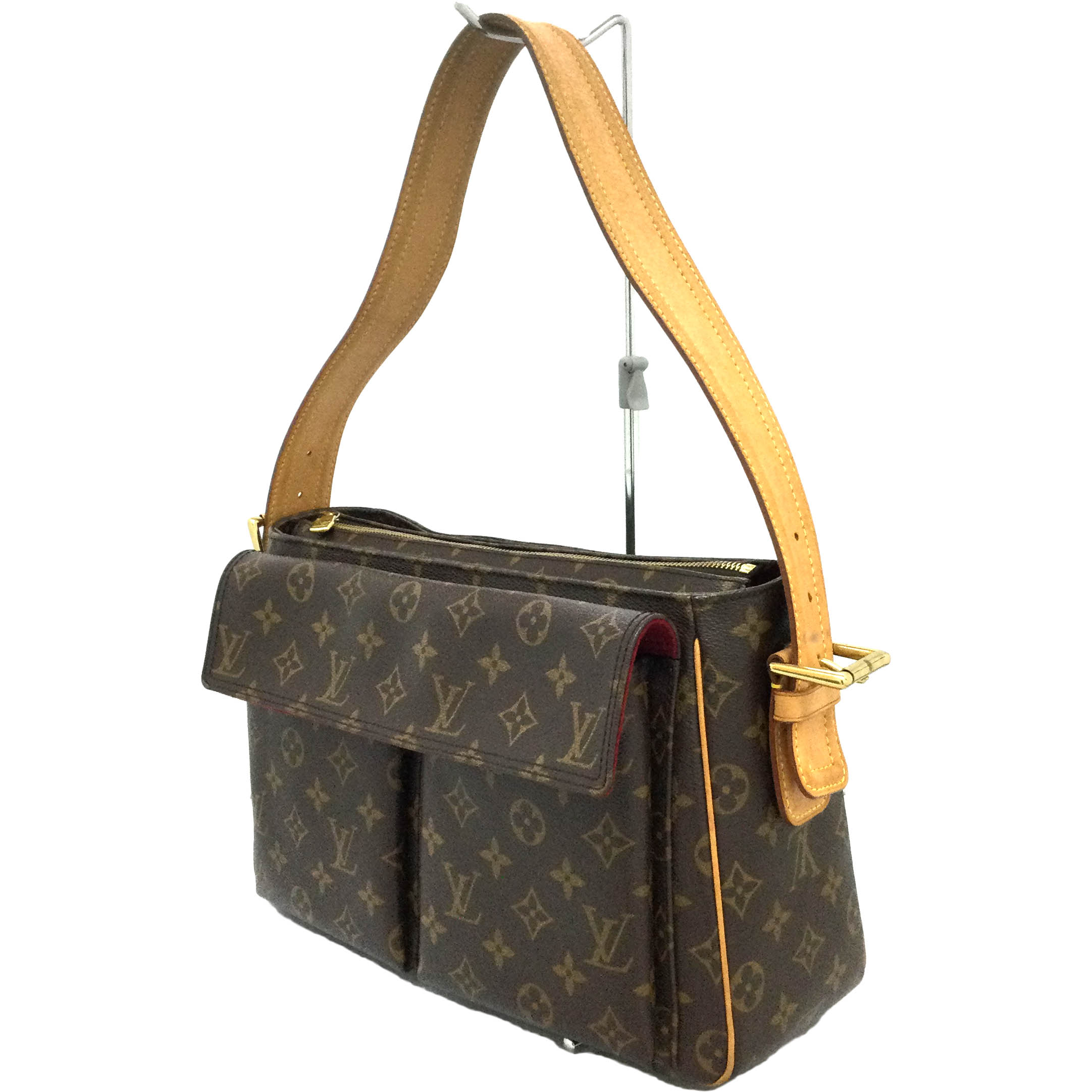 t【LOUISVUITTON】【ルイヴィトン】ヴィヴァシテGMモノグラムキャンバスM51163ショルダーバッグ中古【質屋かんてい局戸祭店】22-3257tm