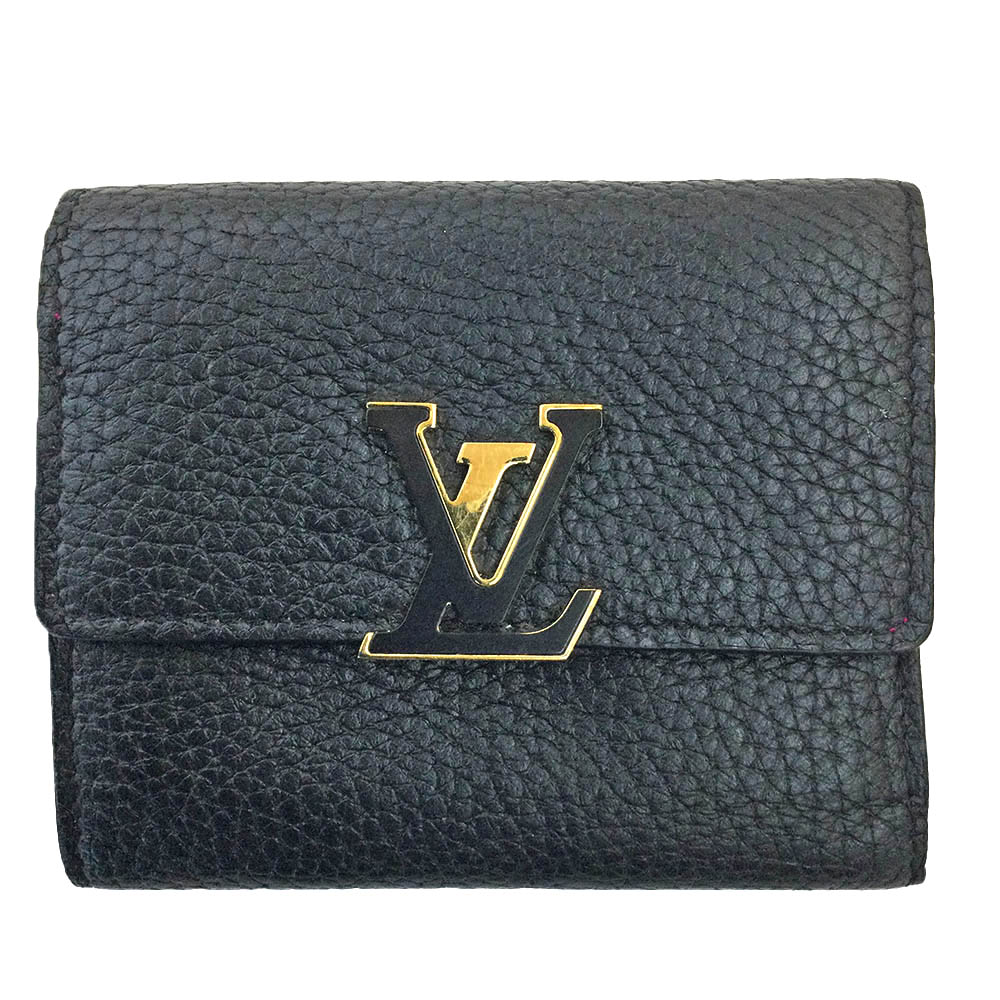 現行モデル【極美品】ルイヴィトン　ポルトフォイユ カプシーヌ　コンパクト 折財布 LOUIS VUITTON 【超美品】 ルイヴィトン 現行 ポルトフォイユ